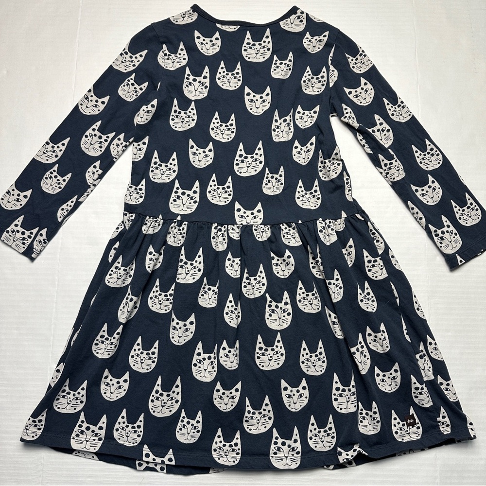 Tea Collection Cat Face Skater Dress - Picture 3 of 3